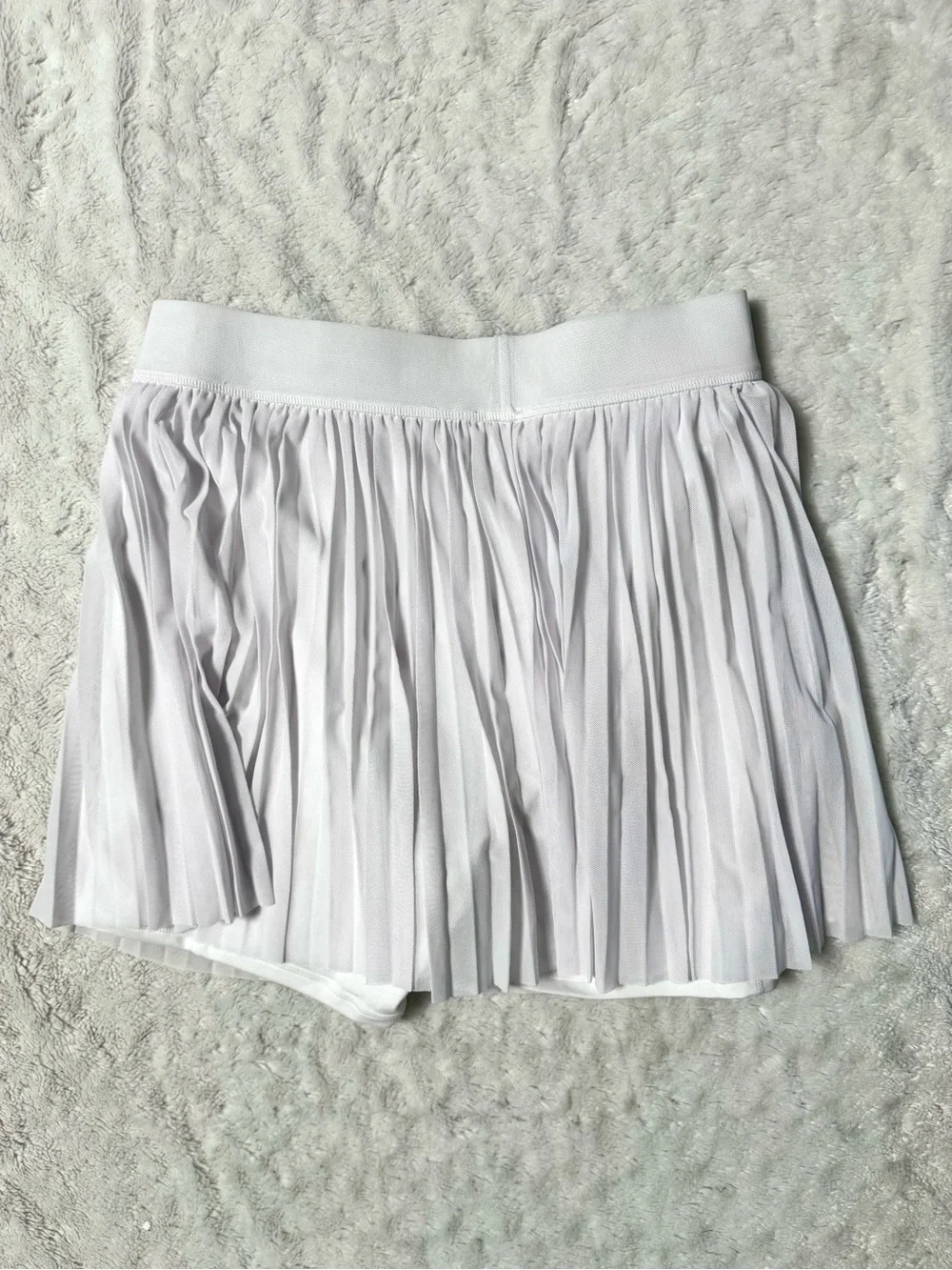 Terez TLC Mesh Layover Tennis Skirt in white - Picture 4 of 10